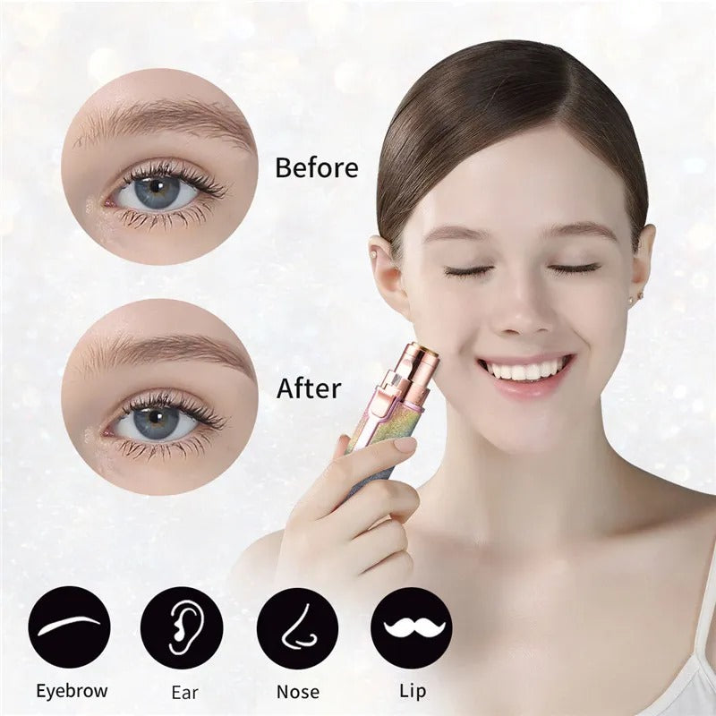 Flawless 2-in-1 Eyebrow and Facial Hair Remover